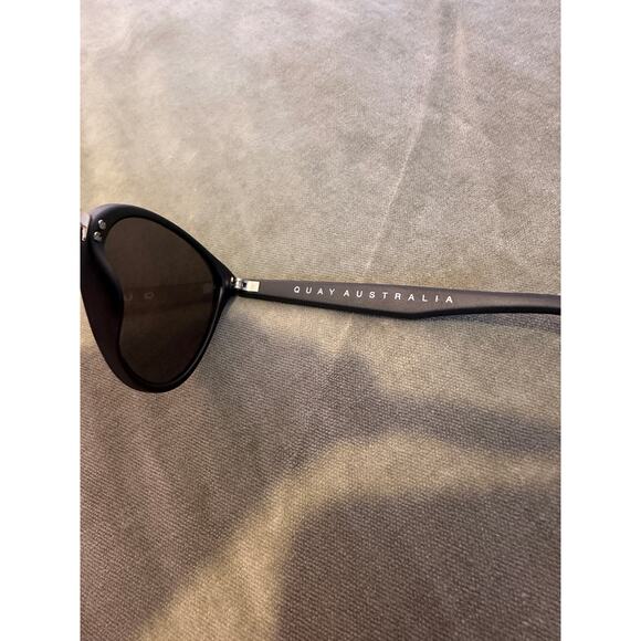 Quay Australia Rumours Cat-Eye Black Sunglasses - Picture 6 of 8
